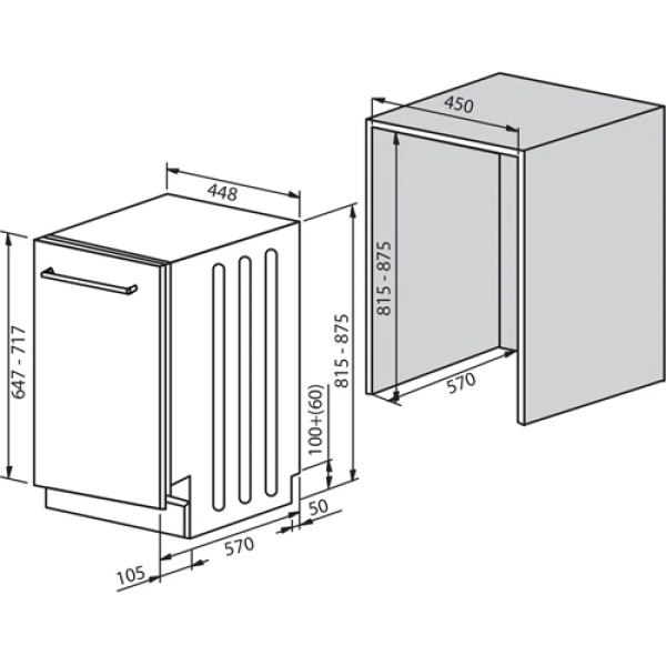 Посудомийна машина FABIANO FBDW 5410