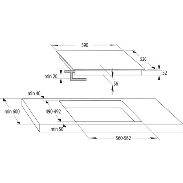 Варильна поверхня gorenje ISC645BSC