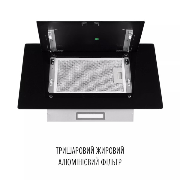 Витяжка PERFELLI DN 6142 BL LED