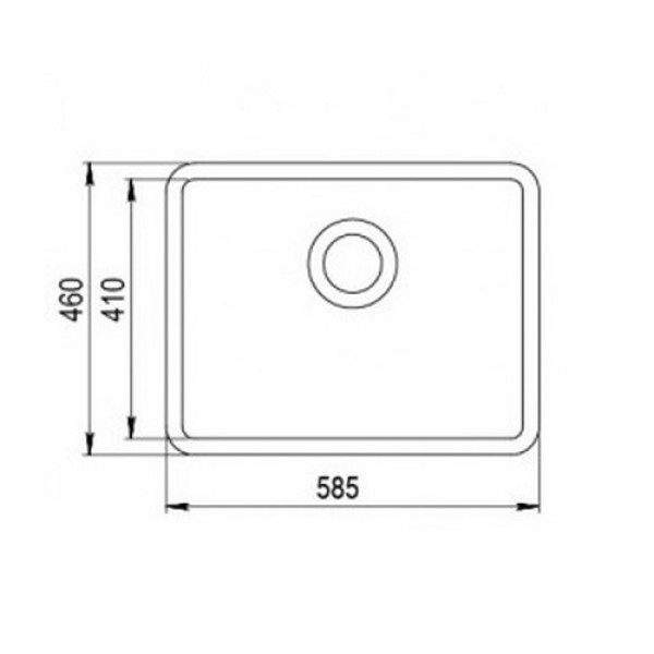 Кухонна мийка AQUASANITA ARCA SQA 102W-710 Alba