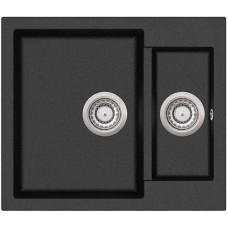 Кухонна мийка AQUASANITA TESA SQT150W-601 Black metallic