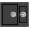 Кухонна мийка AQUASANITA TESA SQT150W-601 Black metallic