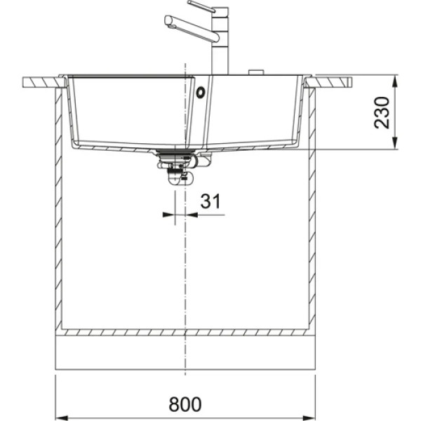 Кухонна мийка FRANKE UBG 610-78 Онікс