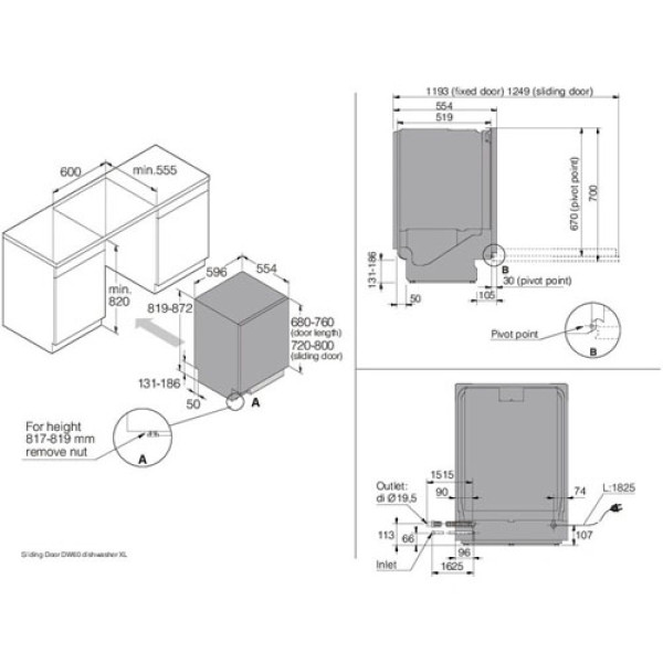 Посудомийна машина ASKO DSD544D