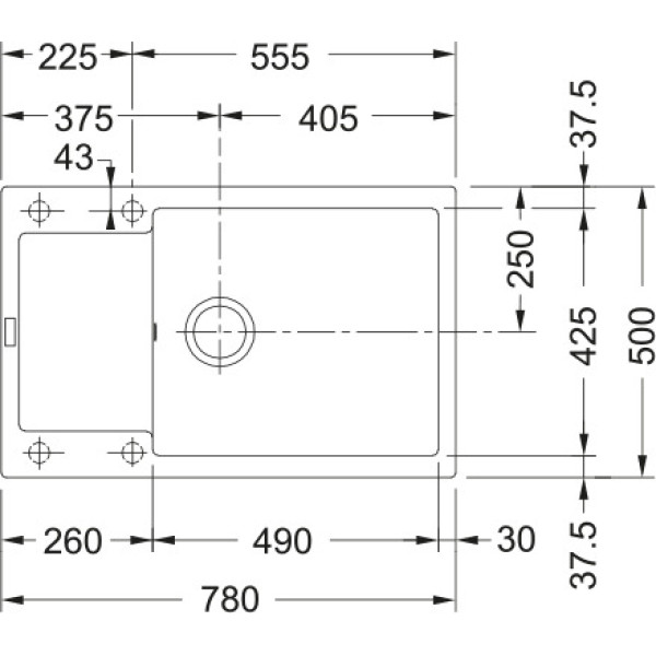 Кухонна мийка FRANKE MRG 611-78 XL 114.0631.438 чорний матовий 