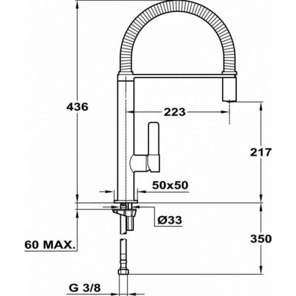 Кухонний змішувач TEKA FO 939 CR