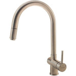 Кухонний змішувач FABIANO FKM 47P SS Inox