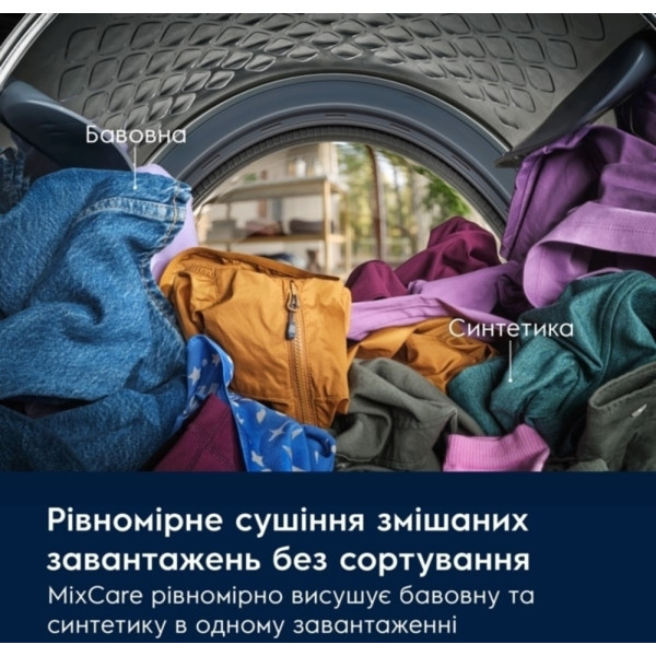 Комплект пральна та сушильна машина ELECTROLUX EW6F9452U+EW6D98BEU