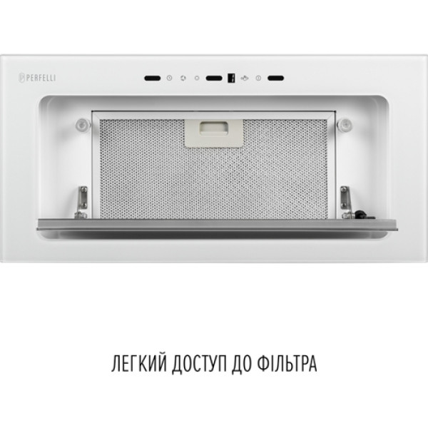 Витяжка PERFELLI DESIGN VISION 6 BIANCO SILENZIO
