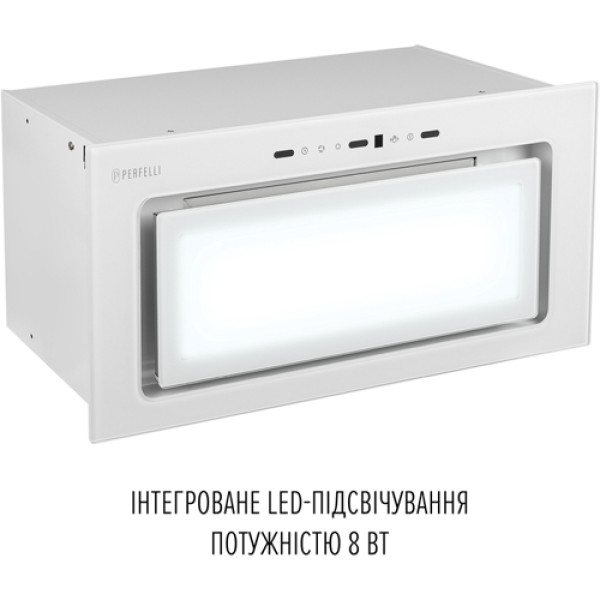 Витяжка PERFELLI DESIGN VISION 6 BIANCO SILENZIO