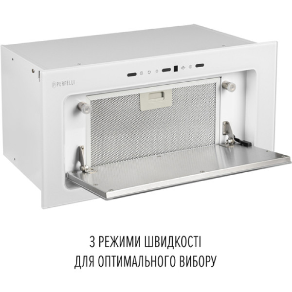 Витяжка PERFELLI DESIGN VISION 6 BIANCO SILENZIO