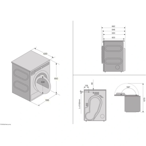 Сушильна машина ASKO T108HW