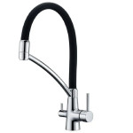 Кухонний змішувач FABIANO FKM 3110 Chrome Black
