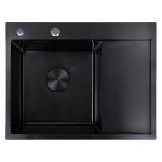 Кухонна мийка VENTOLUX HMKS LW 6550 PVD BK 3.0/.08