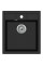 Кухонна мийка AQUASANITA NOVA SQN 100W-601 Black metallic
