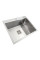 Кухонна мийка PLATINUM 60*50 Handmade HSB (квадратний сифон 3,0/1,0)