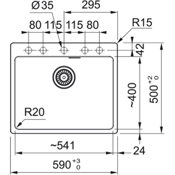 Кухонна мийка FRANKE MRG 610-54 FTL Онікс