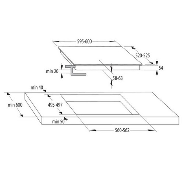 Варильна поверхня GORENJE IT 640 BCSC