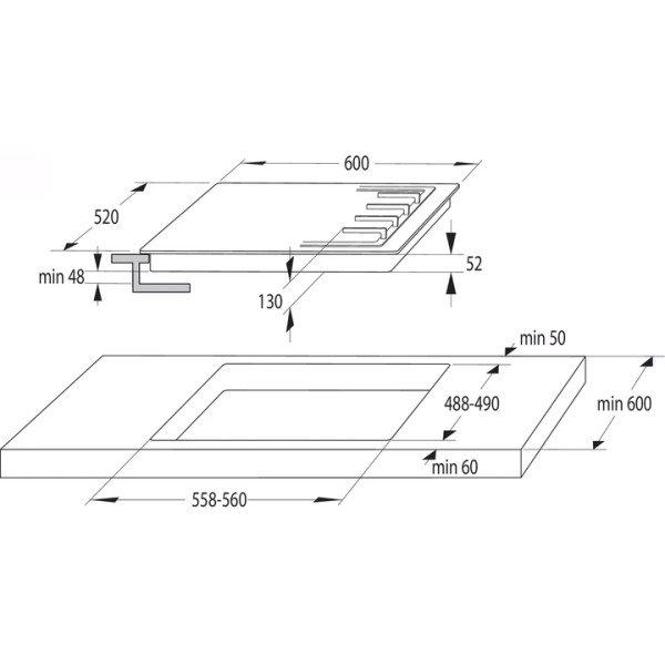 Комплект вбудованої техніки Gorenje SET BO6735E02BK G641EB
