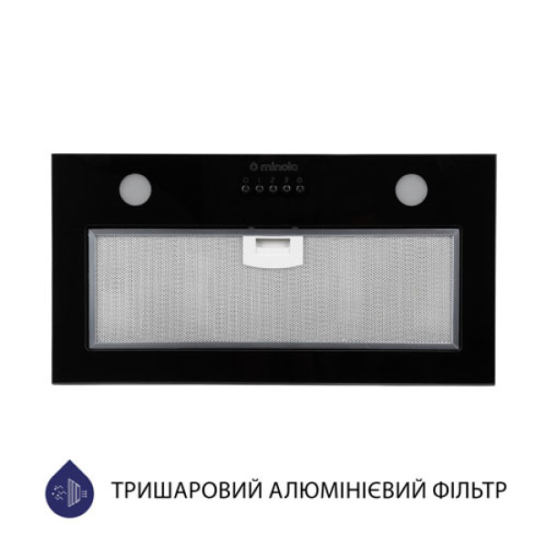 Витяжка MINOLA HBI 5262 BL GLASS 700 LED