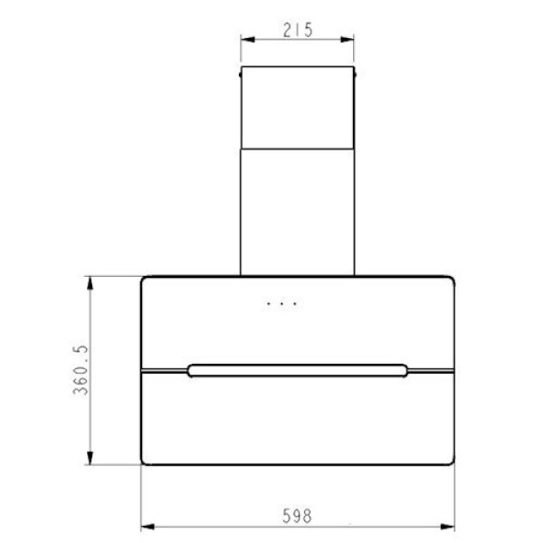 Витяжка ELICA LIXA BL/A/60