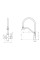 Кухонний змішувач LIDZ Aria 020F3 LDARI020F3GNK39211 Grey / Nickel