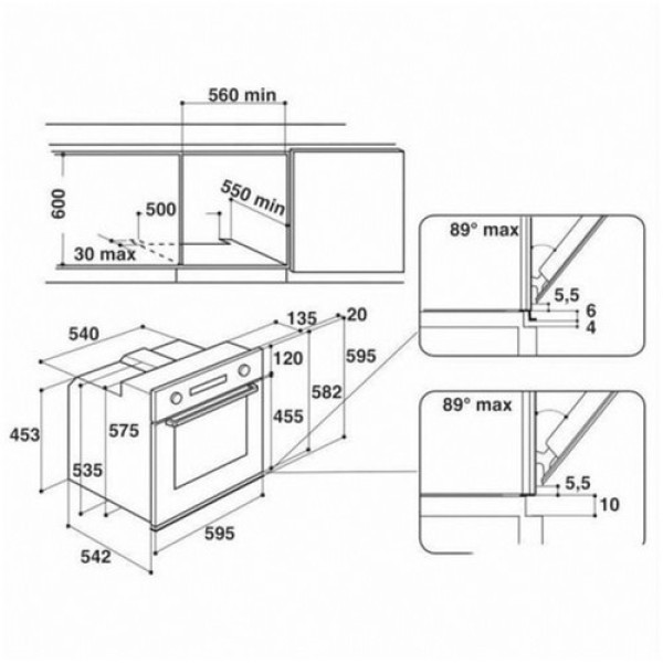 Духова шафа WHIRLPOOL AKZ9 6230 NB