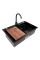 Кухонна мийка PLATINUM CM 75*46B PVD чорна (Work station) Handmade