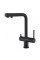 Кухонний змішувач AQUASANITA Akvaduo Plus 2683-MB Black Matt