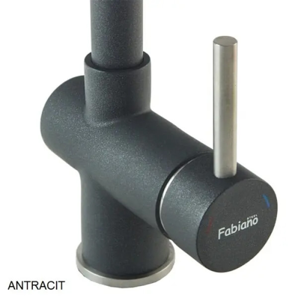 Кухонний змішувач FABIANO FKM 46P SS Antracit