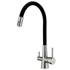 Кухонний змішувач FABIANO FKM 3126 SS Flex Inox