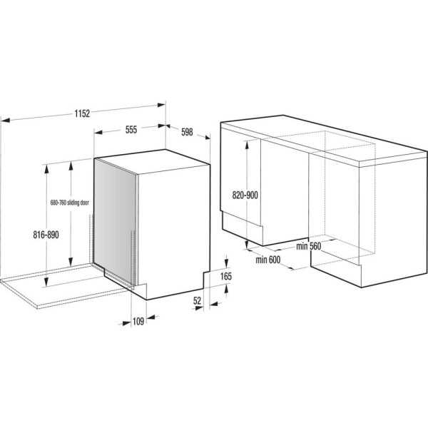 Посудомийна машина GORENJE GV693C60UV