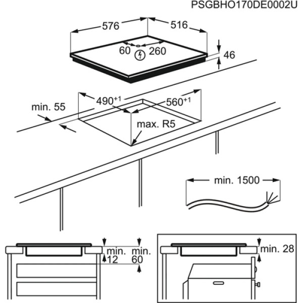Варильна поверхня ELECTROLUX IPE6440KX