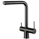 Кухонний змішувач FABIANO FKM 3114 SS Nano Graphite