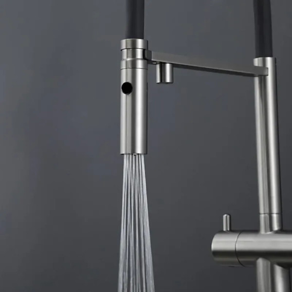 Кухонний змішувач FABIANO FKM 3130 Black Steel