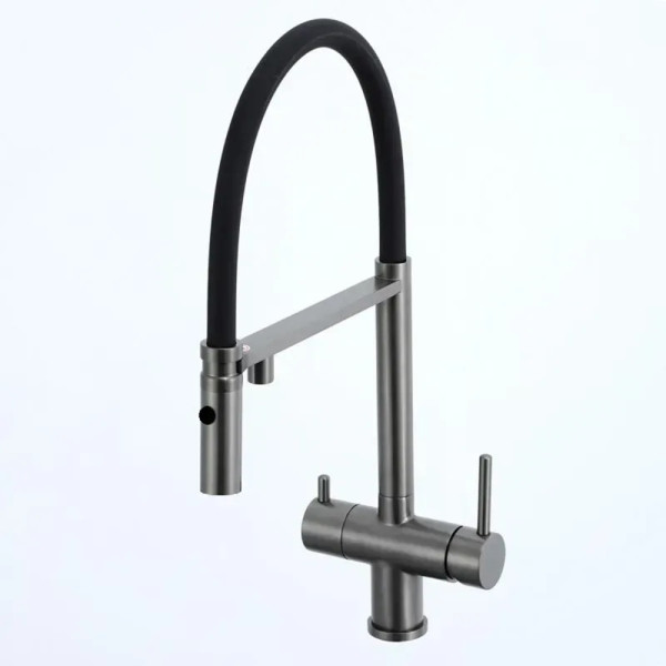 Кухонний змішувач FABIANO FKM 3130 Black Steel