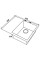 Кухонна мийка VENTOLUX HMKS RW 6550 PVD BK 3.0/.08