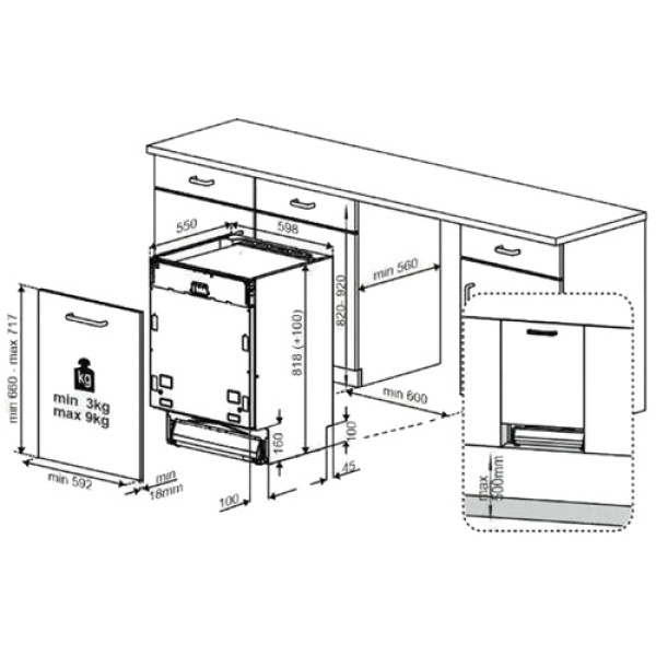 Посудомийна машина BEKO BDIN36532