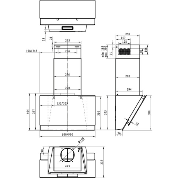 Витяжка GORENJE WHI649EXBG