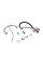 Кухонний змішувач LIDZ Aria 020F3 з гнучким виливом Black/Nickel Lidz