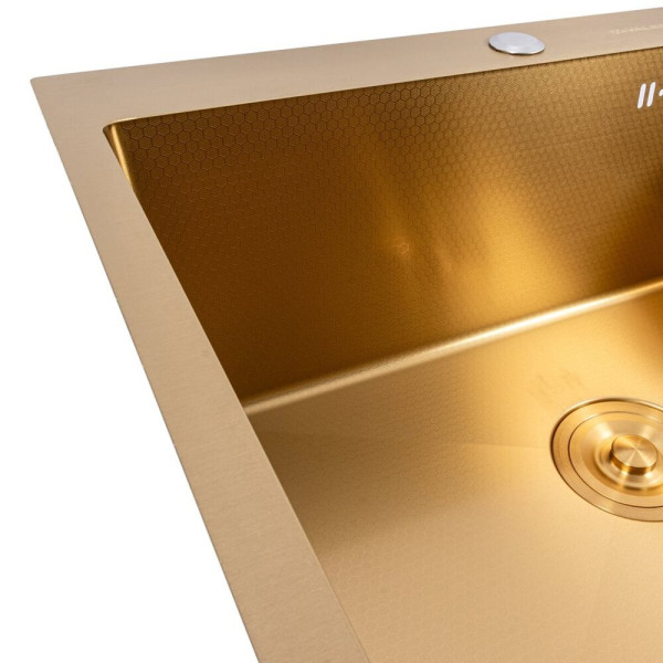 Кухонна мийка VALESO 60*50 PVD Gold DECOR
