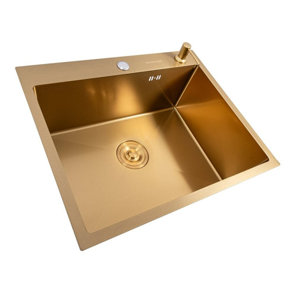 Кухонна мийка VALESO 60*50 PVD Gold DECOR