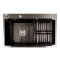 Кухонна мийка PLATINUM 78*50С L PVD Black Handmade (поглиблена полиця)