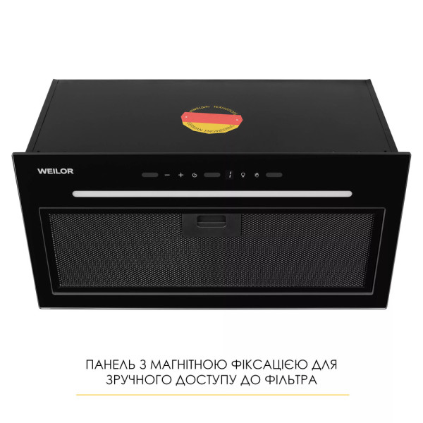 Витяжка WEILOR LUNA WBG 59 BLACK SILENCE