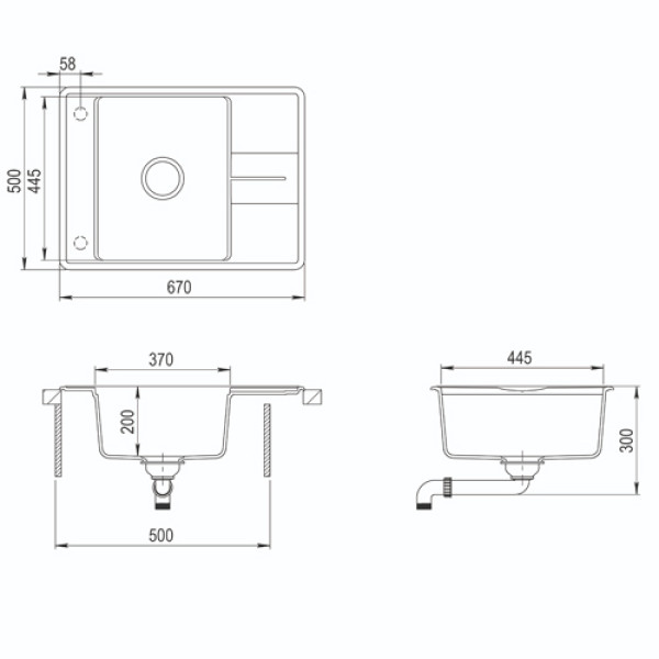 Кухонна мийка AQUASANITA BELLA SQB 102AW-110 Beige
