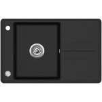 Кухонна мийка AQUASANITA BELLA SQB 101AW-601 Black metallic