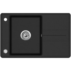 Кухонна мийка AQUASANITA BELLA SQB 101AW-601 Black metallic