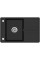Кухонна мийка AQUASANITA BELLA SQB 101AW-601 Black metallic