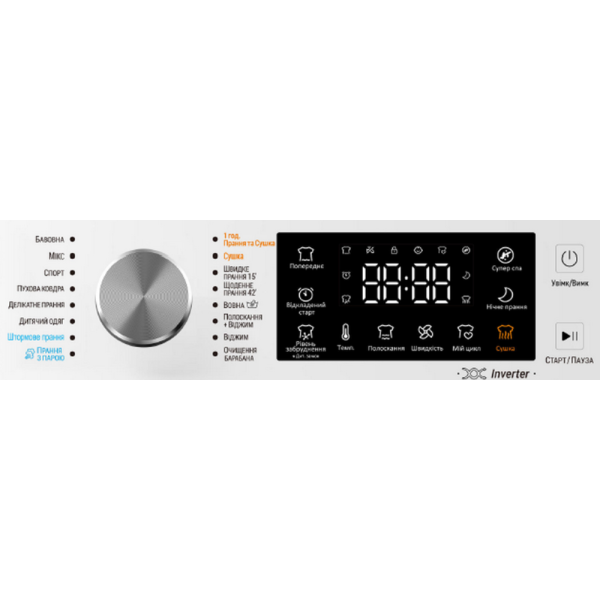 Пральна машина EDLER EWD-1070ISW