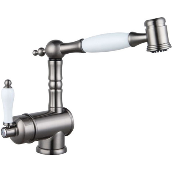 Кухонний змішувач FABIANO FKM 67P SS Inox Antique